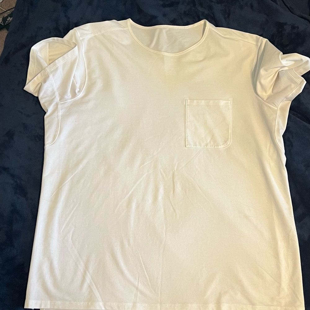 Lululemon Athletica White Short Sleeve Tee